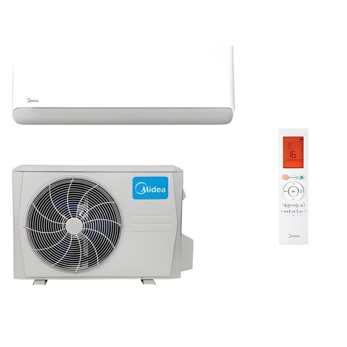 Climatiseur Mural - Inverter Breezeless-E - Blanc - MIDEA - R32
