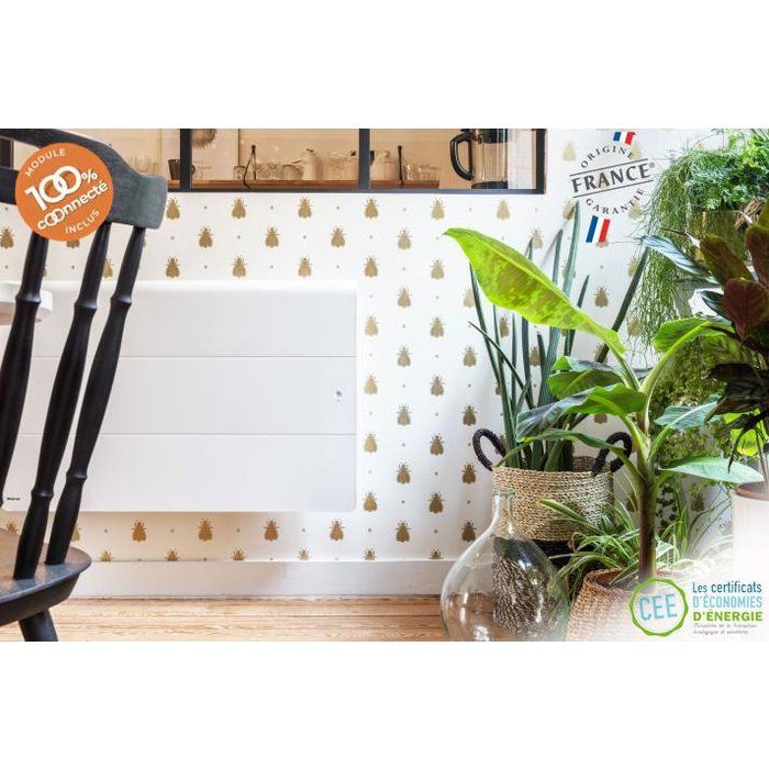 Radiateur bloc fonte INTUIS - Axoo connecté - Blanc