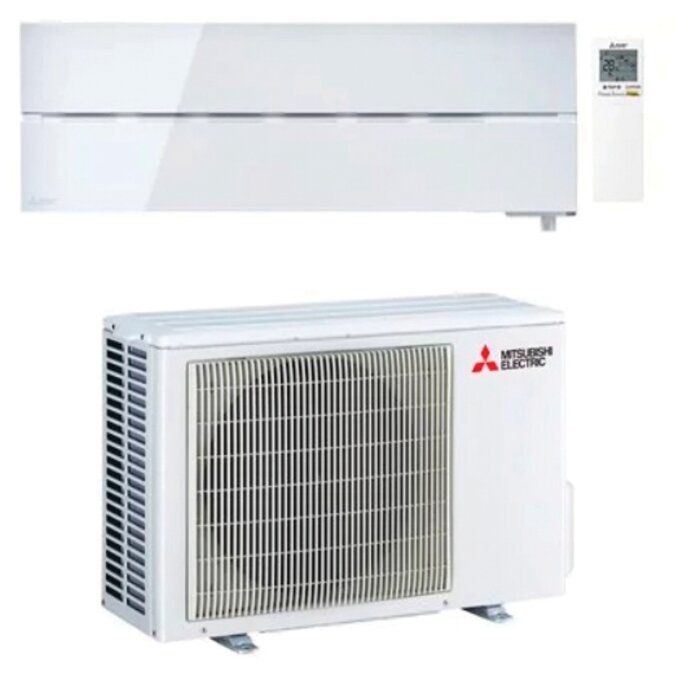 Climatiseur Mural - Hyper Heating Premium + - Blanc - MITSUBISHI ELECTRIC - MSZ-LN VG2W + MUZ-LN VGHZ2 - R32
