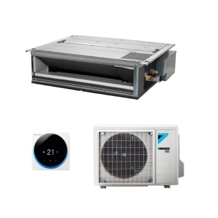 Climatiseur Gainable Extra-plat - Sky Air - 2,4kW - DAIKIN - FDXM25F9 + RXM25R9 - R32