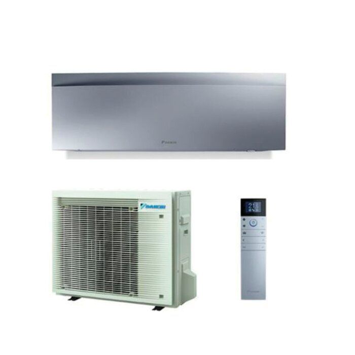 Climatiseur Mural - EMURA 3 - Argent - DAIKIN - FTXJ-AS9 + RXJ-A9 - R32