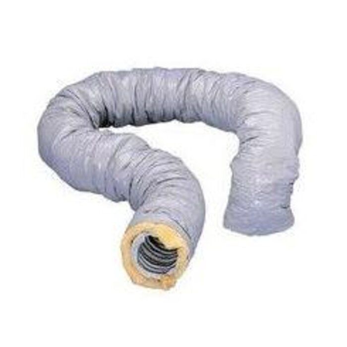 Gaine Vmc souple isolé simple flux ATLANTIC -  423053 - Diamètre 125mm  / Epaisseur 25mm / Longueur 6m