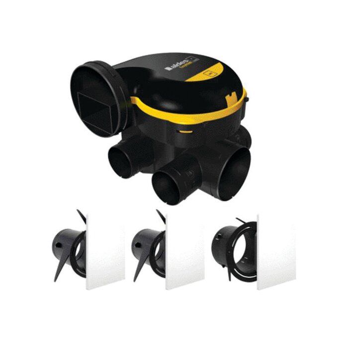 Kit VMC simple flux Autoréglable - ALDES -  EasyHome Auto - + Bouches ColorLINE - 11026033