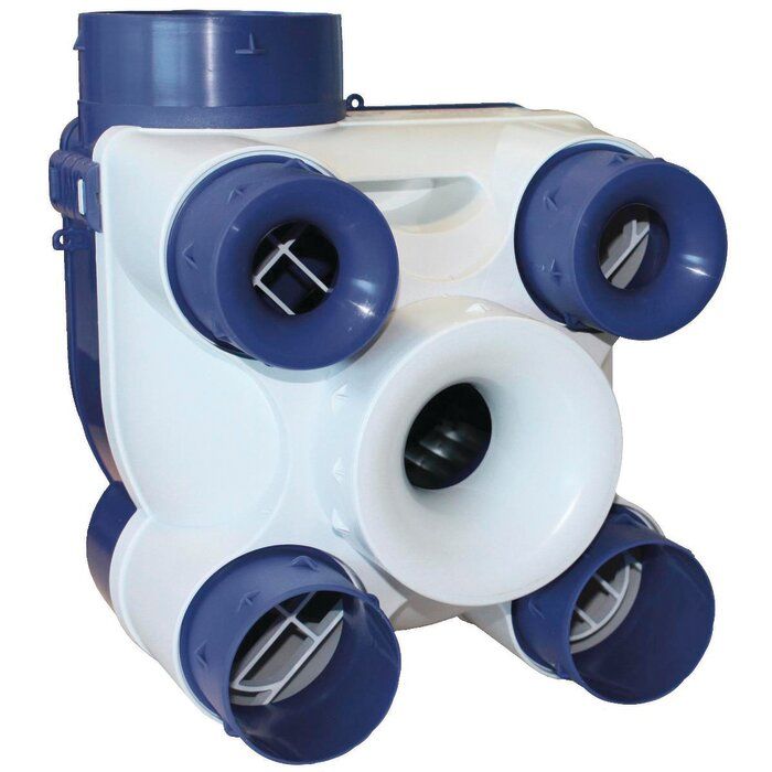 Kit VMC simple flux Autoréglable - S&P Unelvent - Déco 2 N - 604140