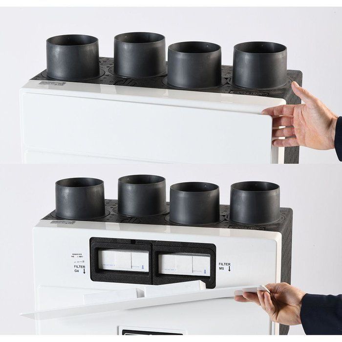 VMC Double Flux NETI - très haut rendement - 6 piquages - VORTICE - VDFTNK6P