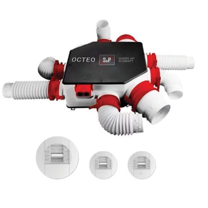 Kit VMC hygroreglable S&P UNELVENT - Octeo Hygro Standard - 607711