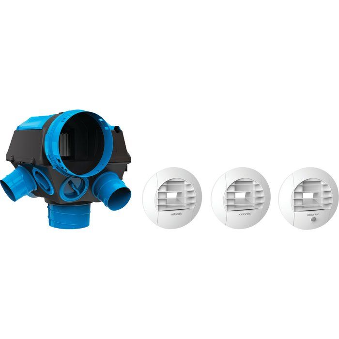 Kit VMC simple flux hygroréglable - Hygrocosy BC - ATLANTIC - 412320